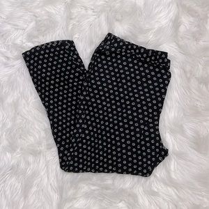 Vince Camaro lightweight capri lounge pants black and white size large